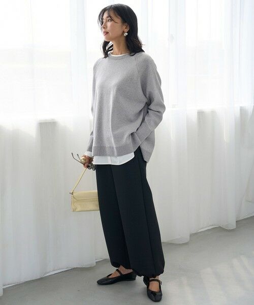 UNFILO / アンフィーロ ニット・セーター | コットンカシミヤニット クルーネック | 詳細7