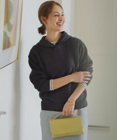 UNFILO / アンフィーロ ニット・セーター | コットンカシミヤニット フーディ