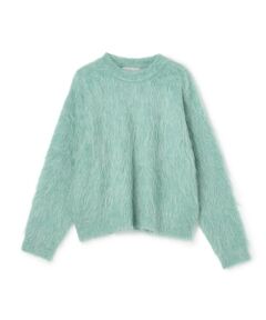 UNFILO / アンフィーロ ニット・セーター | アルパカシャギー クルーネック プルオーバー