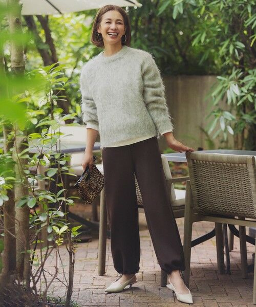 UNFILO / アンフィーロ ニット・セーター | アルパカシャギー クルーネック プルオーバー | 詳細8