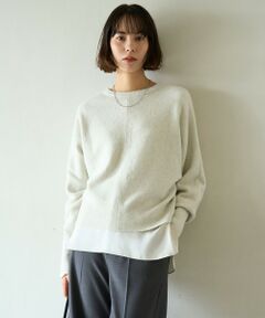 UNFILO / アンフィーロ カーディガン・ボレロ | 【前後着用 可能】ふわふわニット 2WAY パールボタンカーディガン