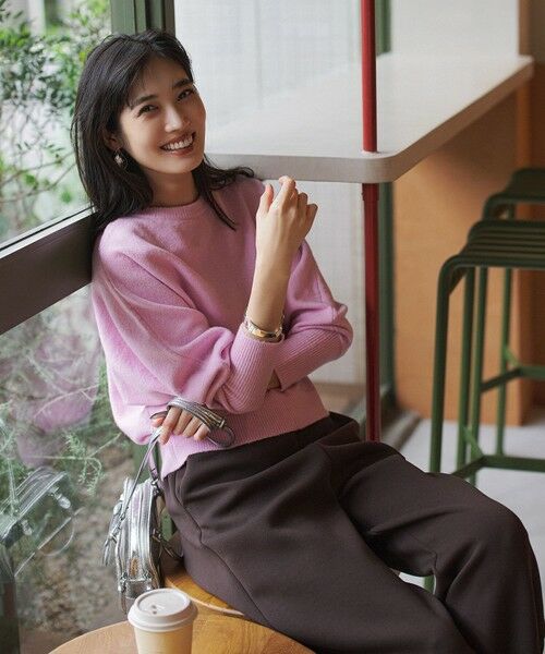 UNFILO / アンフィーロ カーディガン・ボレロ | 【前後着用 可能】ふわふわニット 2WAY パールボタンカーディガン | 詳細4