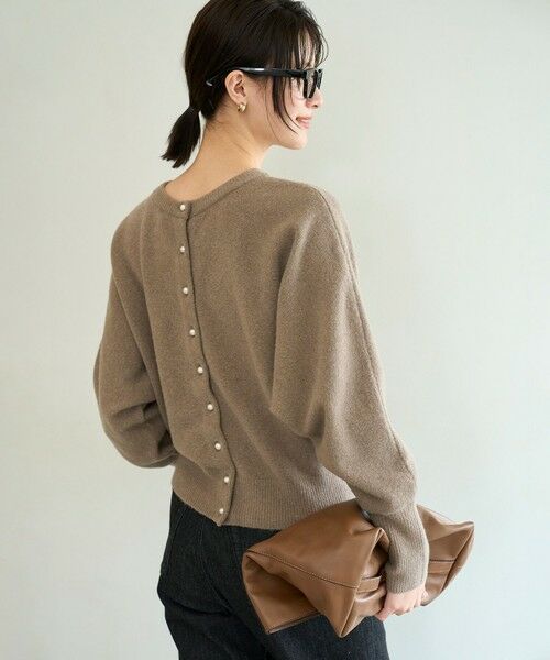 UNFILO / アンフィーロ カーディガン・ボレロ | 【前後着用 可能】ふわふわニット 2WAY パールボタンカーディガン | 詳細2