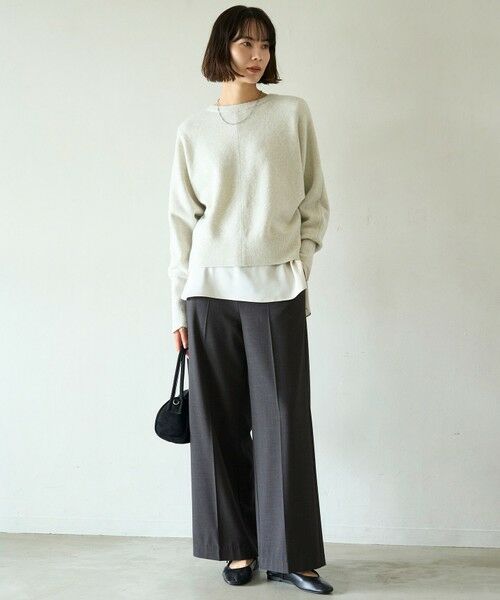 UNFILO / アンフィーロ カーディガン・ボレロ | 【前後着用 可能】ふわふわニット 2WAY パールボタンカーディガン | 詳細7