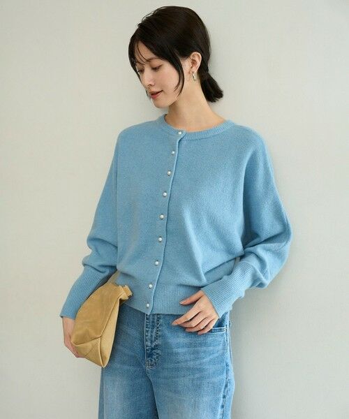 UNFILO / アンフィーロ カーディガン・ボレロ | 【前後着用 可能】ふわふわニット 2WAY パールボタンカーディガン | 詳細9