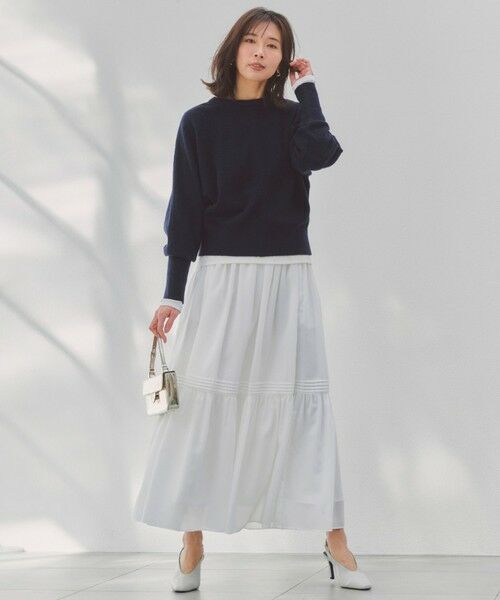 UNFILO / アンフィーロ カーディガン・ボレロ | 【前後着用 可能】ふわふわニット 2WAY パールボタンカーディガン | 詳細20