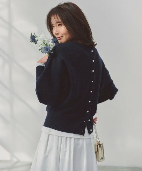 UNFILO / アンフィーロ カーディガン・ボレロ | 【前後着用 可能】ふわふわニット 2WAY パールボタンカーディガン | 詳細26