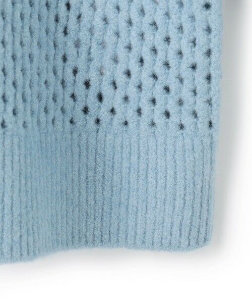 UNFILO / アンフィーロ ニット・セーター | 【野呂佳代さん着用】ふわふわニット メッシュプルオーバー | 詳細17