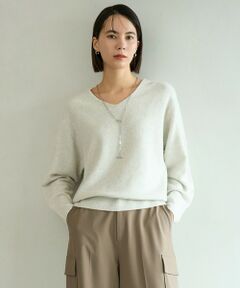 UNFILO / アンフィーロ ニット・セーター | ふわふわニット Vネック