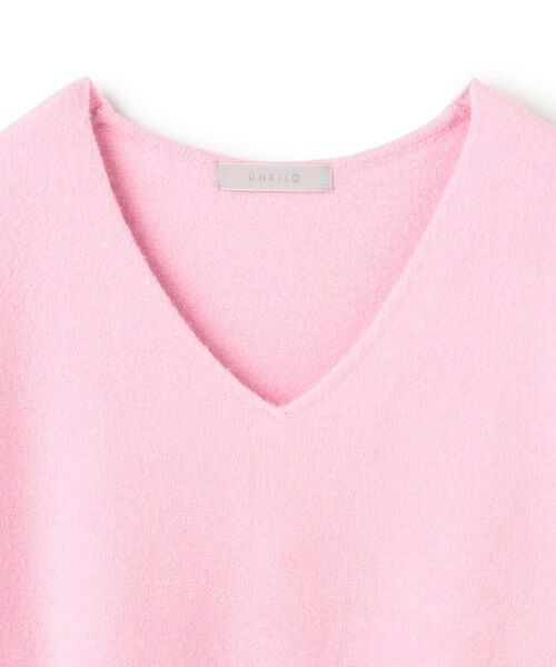 UNFILO / アンフィーロ ニット・セーター | ふわふわニット Vネック | 詳細8