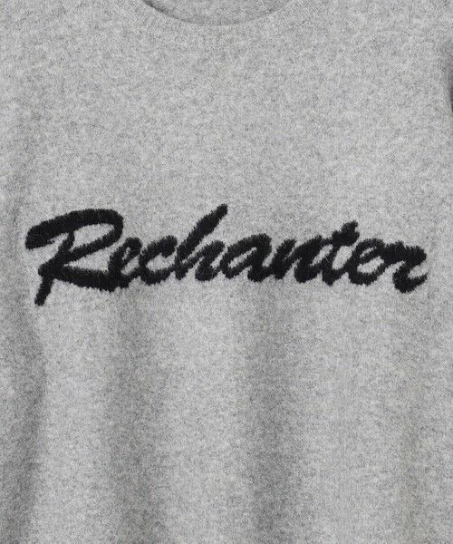 UNFILO / アンフィーロ ニット・セーター | ふわふわニット ロゴジャガード | 詳細5