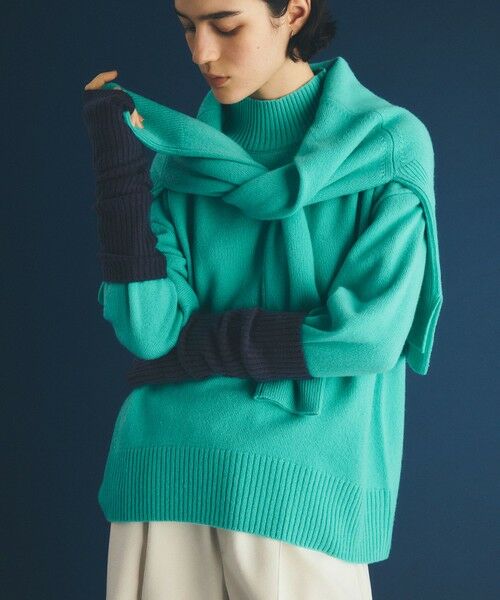 UNFILO / アンフィーロ ニット・セーター | カシミヤブレンド ハイネックニット | 詳細24