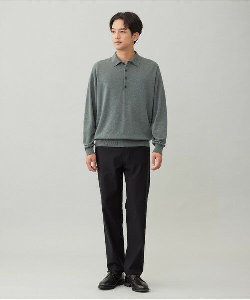 UNFILO / アンフィーロ ニット・セーター | 【男女兼用】ソフトサーモ アンチピリングニット ポロ | 詳細2