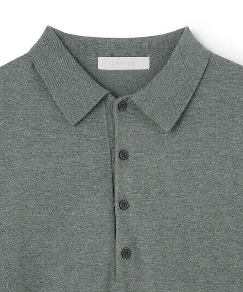 UNFILO / アンフィーロ ニット・セーター | 【男女兼用】ソフトサーモ アンチピリングニット ポロ | 詳細15