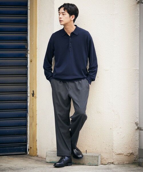 UNFILO / アンフィーロ ニット・セーター | 【男女兼用】ソフトサーモ アンチピリングニット ポロ | 詳細21