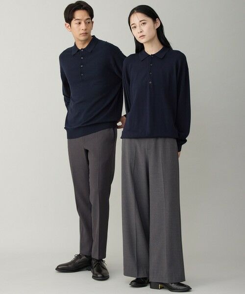 UNFILO / アンフィーロ ニット・セーター | 【男女兼用】ソフトサーモ アンチピリングニット ポロ | 詳細22