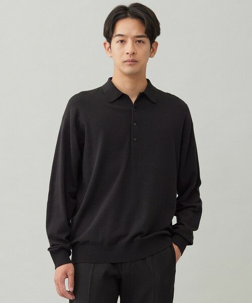 UNFILO / アンフィーロ ニット・セーター | 【男女兼用】ソフトサーモ アンチピリングニット ポロ | 詳細24