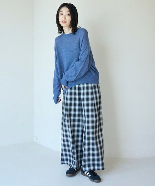 UNFILO / アンフィーロ ニット・セーター | シアーアルパカ ボリュームスリーブ ニット | 詳細7