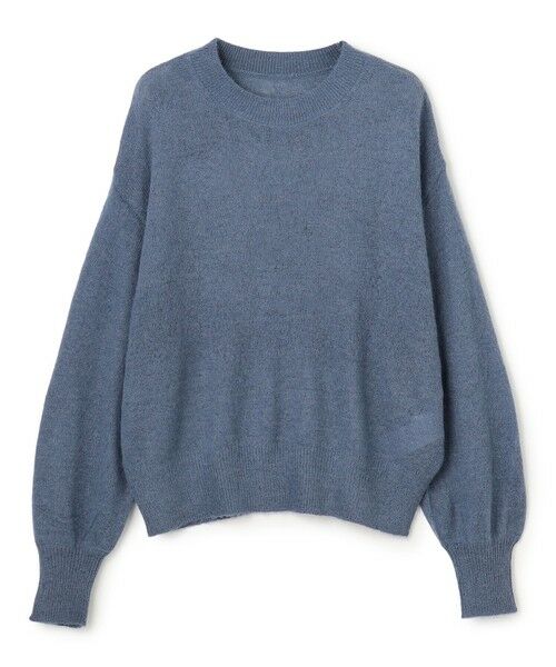 UNFILO / アンフィーロ ニット・セーター | シアーアルパカ ボリュームスリーブ ニット | 詳細8
