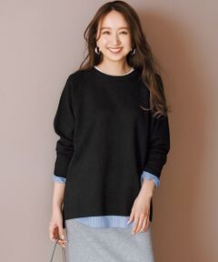 UNFILO / アンフィーロ ニット・セーター | コットンカシミヤニット クルーネック