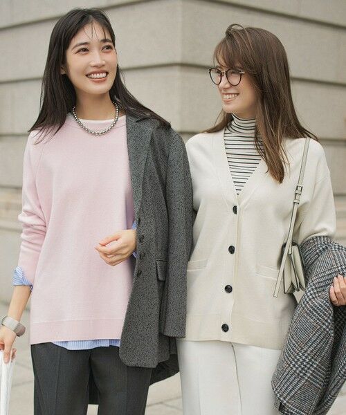 UNFILO / アンフィーロ ニット・セーター | コットンカシミヤニット クルーネック | 詳細12