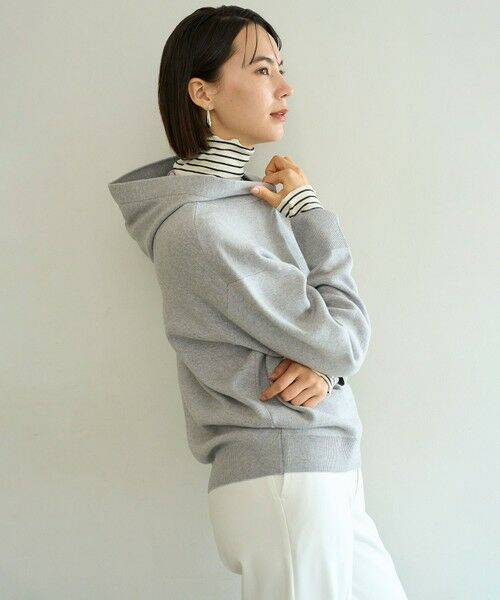 UNFILO / アンフィーロ ニット・セーター | コットンカシミヤニット フーディ | 詳細1