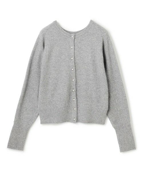 UNFILO / アンフィーロ ニット・セーター | 【前後着用 可能】ふわふわニット 2WAY パールボタンカーディガン | 詳細1