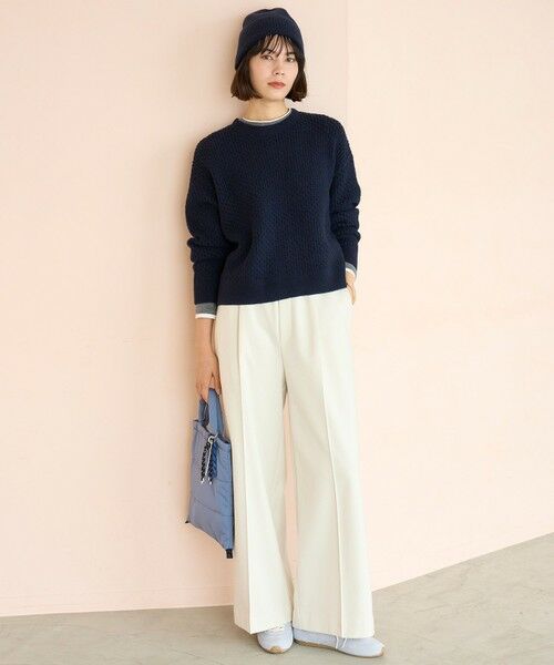 UNFILO / アンフィーロ ニット・セーター | 【野呂佳代さん着用】ふわふわニット メッシュプルオーバー | 詳細22