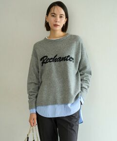 UNFILO / アンフィーロ ニット・セーター | ふわふわニット ロゴジャガード