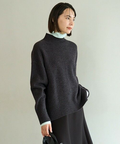 UNFILO / アンフィーロ ニット・セーター | カシミヤブレンド ハイネックニット | 詳細29