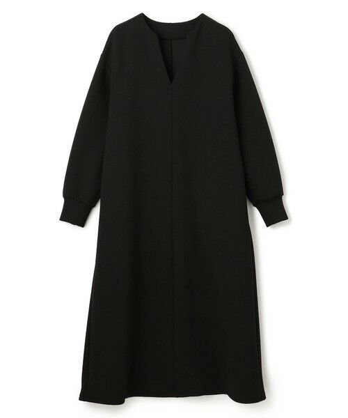 UNFILO / アンフィーロ ロング・マキシ丈ワンピース | BEAUTY FORM JERSEY キーネックワンピース | 詳細6