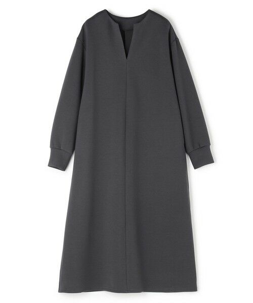 UNFILO / アンフィーロ ロング・マキシ丈ワンピース | BEAUTY FORM JERSEY キーネックワンピース | 詳細3