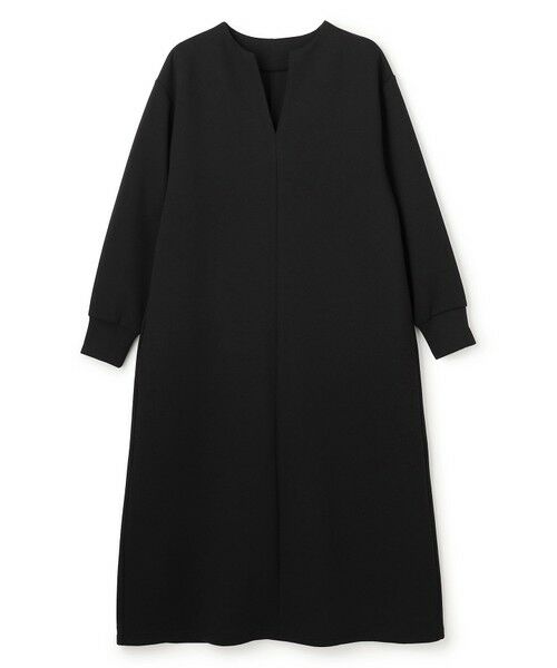 UNFILO / アンフィーロ ロング・マキシ丈ワンピース | BEAUTY FORM JERSEY キーネックワンピース | 詳細5