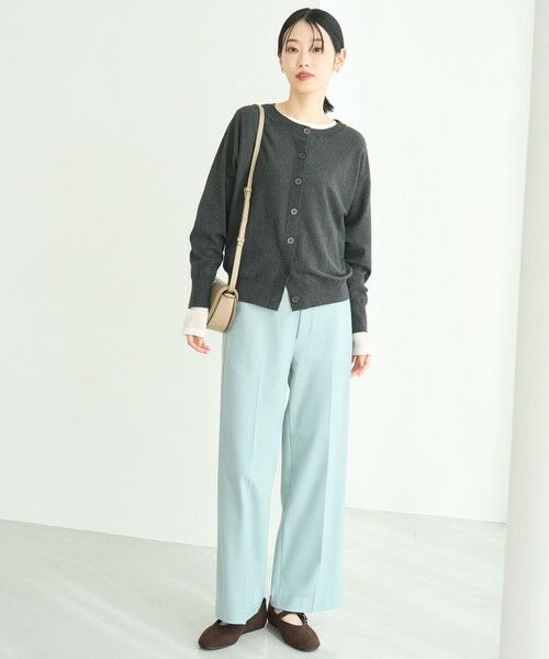 UNFILO / アンフィーロ その他パンツ | 【ウエストゴム/14サイズ展開】beauty warm pants ワイド(セージ)