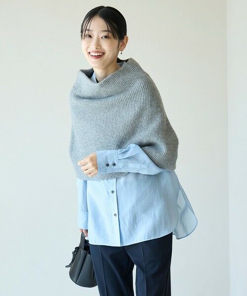 UNFILO / アンフィーロ マフラー・ショール・スヌード・ストール | 【WEB/一部店舗限定】ふわふわニット ケープスヌード | 詳細3