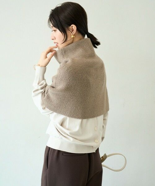 UNFILO / アンフィーロ マフラー・ショール・スヌード・ストール | 【WEB/一部店舗限定】ふわふわニット ケープスヌード | 詳細12