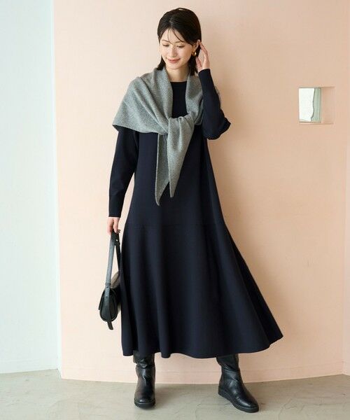 UNFILO / アンフィーロ マフラー・ショール・スヌード・ストール | 【WEB/一部店舗限定】ふわふわニット 三角ストール | 詳細6