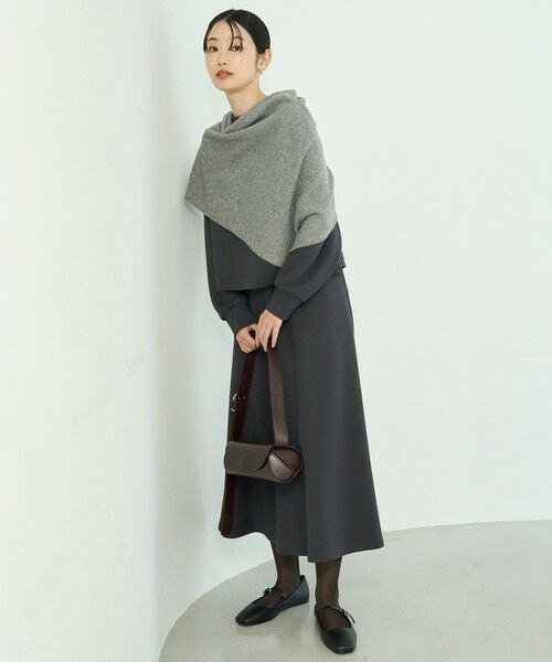 UNFILO / アンフィーロ マフラー・ショール・スヌード・ストール | 【WEB/一部店舗限定】ふわふわニット 三角ストール | 詳細7