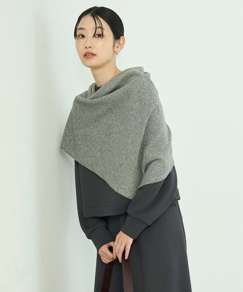 UNFILO / アンフィーロ マフラー・ショール・スヌード・ストール | 【WEB/一部店舗限定】ふわふわニット 三角ストール | 詳細8