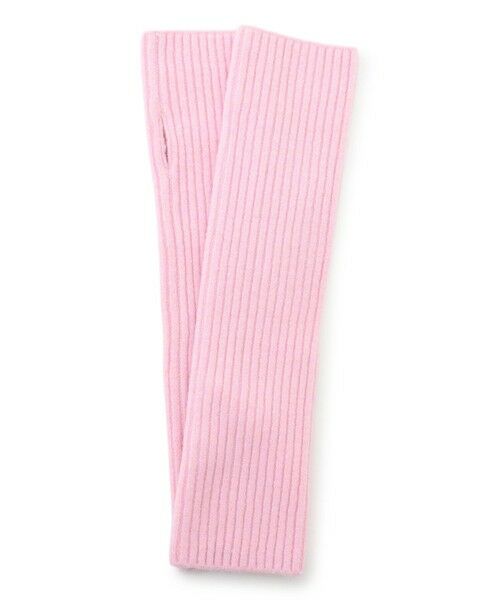 UNFILO/アンフィーロ 【WEB/一部店舗限定】ふわふわニット アームウォーマー ピンク F UNFILO/アンフィーロ 【WEB/一部店舗限定】ふわふわニット アームウォーマー ピンク F