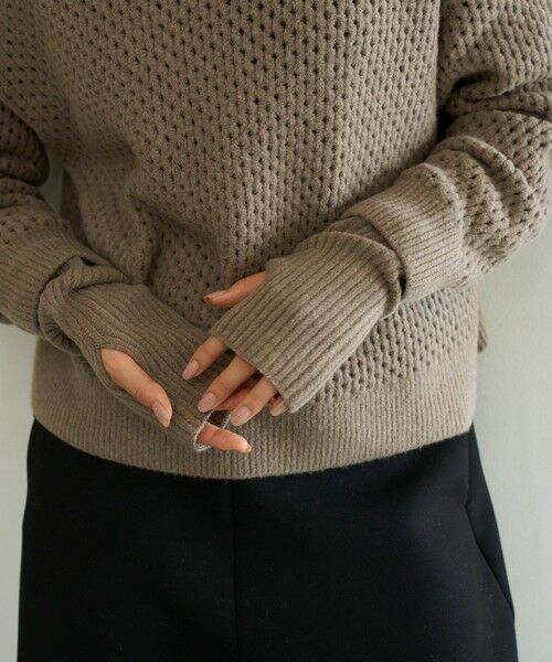UNFILO / アンフィーロ 手袋 | 【WEB/一部店舗限定】ふわふわニット アームウォーマー | 詳細1