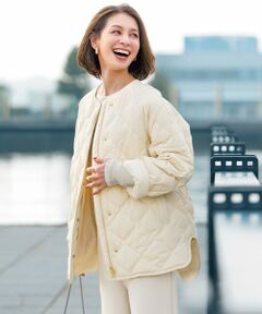 UNFILO / アンフィーロ ダウンジャケット・ベスト | 【自宅で洗濯OK / 軽量で暖かい】TAIONコラボ キルティングブルゾン