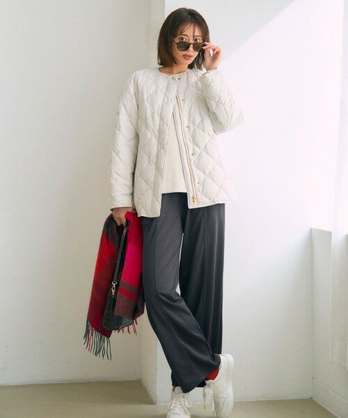 UNFILO / アンフィーロ ダウンジャケット・ベスト | 【自宅で洗濯OK / 軽量で暖かい】TAIONコラボ キルティングブルゾン | 詳細1