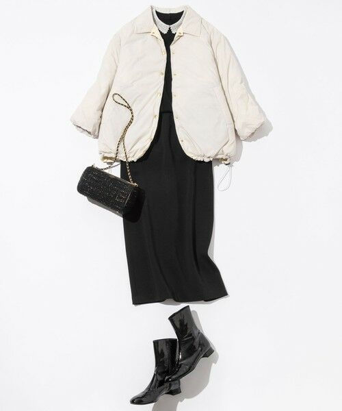 UNFILO / アンフィーロ ダウンジャケット・ベスト | 【自宅で洗濯OK / ファー襟取り外し可能】TAIONコラボ ボア襟 リバーシブルダウン | 詳細7