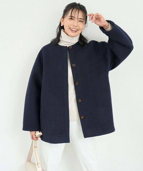 UNFILO / アンフィーロ その他アウター | ボンディング フォルムコート | 詳細5