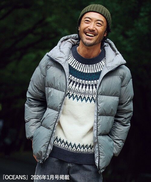 UNFILO / アンフィーロ ダウンジャケット・ベスト | 【OCEANS YouTube 掲載】TAION×UNFILO リバーシブルフードダウン | 詳細1