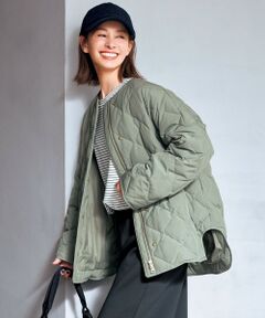 UNFILO / アンフィーロ ダウンジャケット・ベスト | 【自宅で洗濯OK / 軽量で暖かい】TAIONコラボ キルティングブルゾン