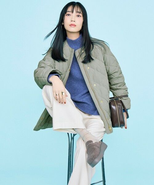 UNFILO / アンフィーロ ダウンジャケット・ベスト | 【自宅で洗濯OK / 軽量で暖かい】TAIONコラボ キルティングブルゾン | 詳細16