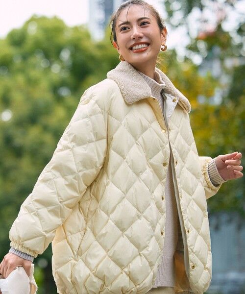 UNFILO / アンフィーロ ダウンジャケット・ベスト | 【野呂佳代さん着用】TAIONコラボ ボア襟 リバーシブルダウン | 詳細2