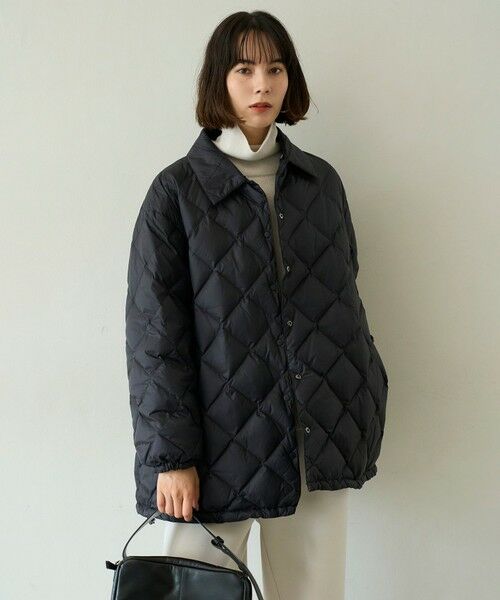 UNFILO / アンフィーロ ダウンジャケット・ベスト | 【自宅で洗濯OK / ファー襟取り外し可能】TAIONコラボ ボア襟 リバーシブルダウン | 詳細29